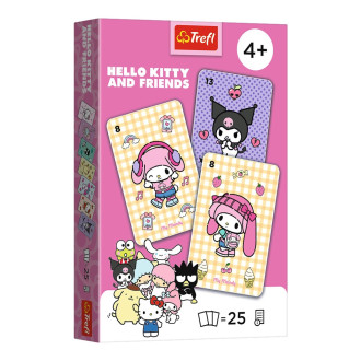 Černý Petr Hello Kitty společenská hra v papírové krabičce 6x9,5x1cm 20ks v boxu
