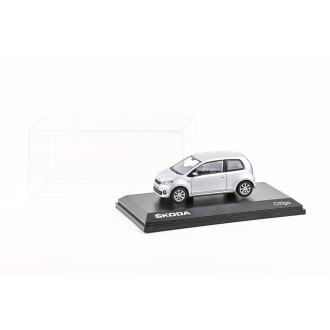 Abrex Škoda Citigo 3dveřové (2011) Stříbrná Brilliant Metalíza 1:43