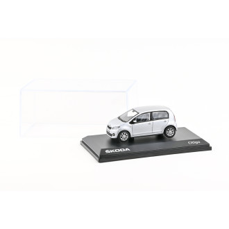 Abrex Škoda Citigo 5dveřové (2012) Stříbrná Brilliant Metalíza 1:43