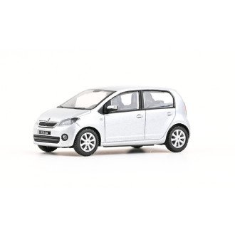 Abrex Škoda Citigo 5dveřové (2012) Stříbrná Brilliant Metalíza 1:43