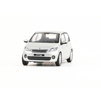 Abrex Škoda Citigo 5dveřové (2012) Stříbrná Leaf Metalíza 1:43