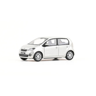 Abrex Škoda Citigo 5dveřové (2012) Stříbrná Leaf Metalíza 1:43