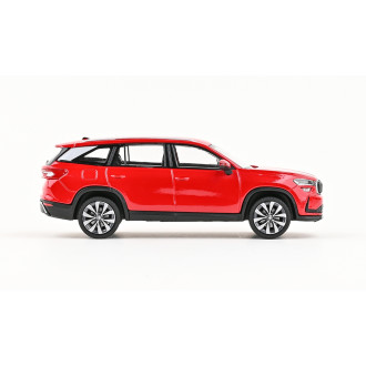 Abrex Škoda Kodiaq II (2023) Červená Velvet Metalíza 1:43