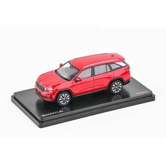 Abrex Škoda Kodiaq II (2023) Červená Velvet Metalíza 1:43