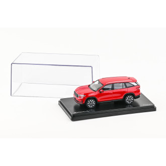 Abrex Škoda Kodiaq II (2023) Červená Velvet Metalíza 1:43