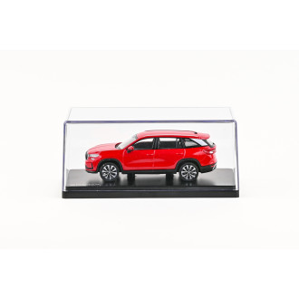 Abrex Škoda Kodiaq II (2023) Červená Velvet Metalíza 1:43