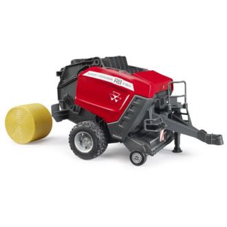 Bruder 2039 Lis na kulaté balíky Massey Ferguson RB 4180V