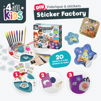BUKI 4allKIDS Továrna na 3D samolepky