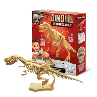 BUKI DinoDIG T-REX vykopávka s kostrou a fosílií
