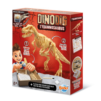 BUKI DinoDIG T-REX vykopávka s kostrou a fosílií