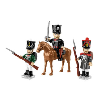 Cobi 20098 Vojáci napoleonské éry 4 figurky s doplňky, 45 kostek