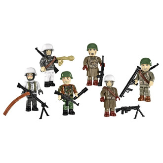 Cobi 2065 Bitva v Ardenách (Battle of the Bulge 1944), 75 kostek a 6 figurek