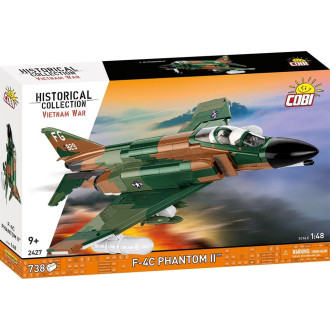 Cobi 2427 Vietnam War F-4C Phantom II, 1:48, 738 kostek