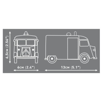 Cobi 24630 Citroën Type H Policie, 1:35, 180 kostek