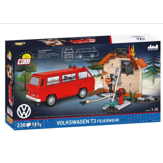Cobi 24635 Volkswagen T3 Hasiči, 1:35, 238 kostek