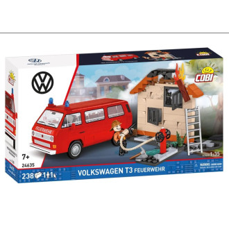 Cobi 24635 Volkswagen T3 Hasiči, 1:35, 238 kostek