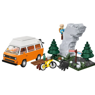 Cobi 24638 Volkswagen T3 Camper Van, 1:35, 232 kostek
