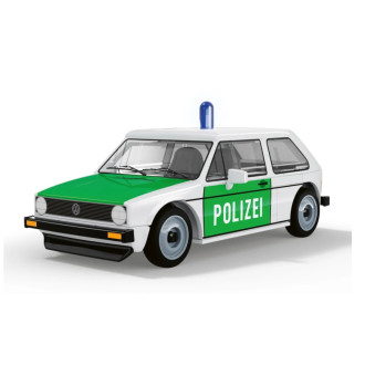 Cobi 24642 Volkswagen Golf (1974) Polizei, 1:35, 77 kostek