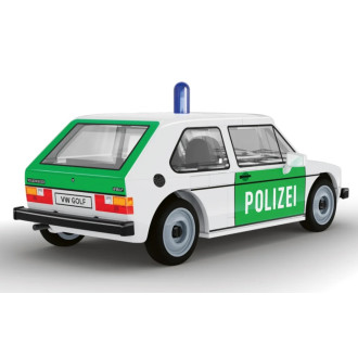 Cobi 24642 Volkswagen Golf (1974) Polizei, 1:35, 77 kostek