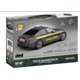 Cobi 24657 Alfa Romeo Giulia Quadrifoglio Guardia di Finanza, 97 kostek