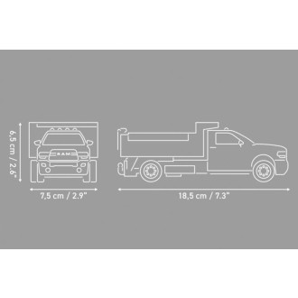 Cobi 24659 RAM 3500 Náklaďák, 1:35, 296 kostek