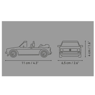 Cobi 24660 Volkswagen Golf Cabriolet, 1:35, 89 kostek