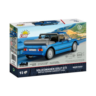 Cobi 24661 Volkswagen Golf GTI Cabrio, 1:35, 93 kostek