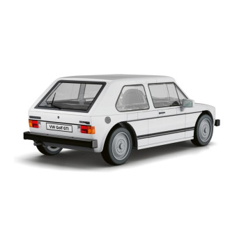 COBI-24662 Volkswagen Golf GTI bílý, 1:35, 74 kostek