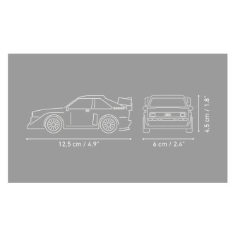 Cobi 24667 Audi Sport Quattro S1 E2, 1:35, 147 kostek