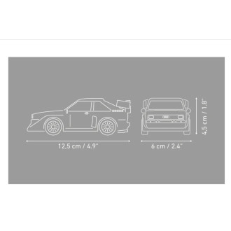 Cobi 24668 Audi Sport Quattro S1 E2 Rally Legend, 1:35, 229 kostek
