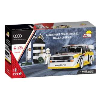 Cobi 24668 Audi Sport Quattro S1 E2 Rally Legend, 1:35, 229 kostek
