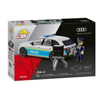 Cobi 24672 Audi RS4 Polizei, 1:35, 153 kostek