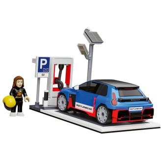 Cobi 24682 EV STATION & Renault 5 TURBO 3E, 1:35, 238 kostek
