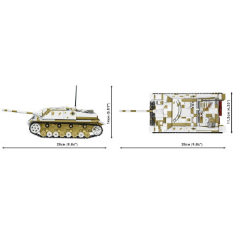 Cobi 2668 II WW Jagdpanzer IV/70 (V), 1:28, 1024 kostek, 2 f