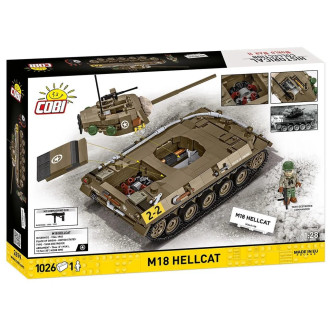 Cobi 2679 II WW M18 HELLCAT, 1:28, 1026 k, 1 f