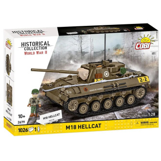 Cobi 2679 II WW M18 HELLCAT, 1:28, 1026 k, 1 f