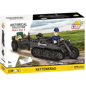 Cobi 2681 II WW Kettenkrad s přívěsem, 1:28, 239 kostek