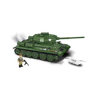 Cobi 2683 II WW Tank T-34-85, 1:28, 1046 kostek, 1 figurka