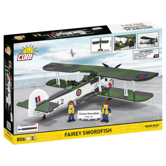 Cobi 5770 II WW FAIREY SWORDFISH, 1:32, 806 k, 2 f