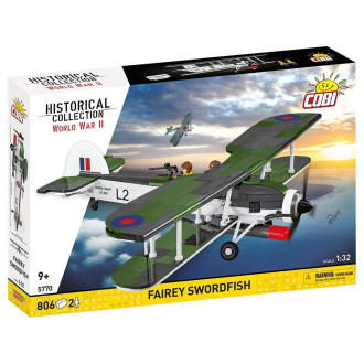 Cobi 5770 II WW FAIREY SWORDFISH, 1:32, 806 k, 2 f