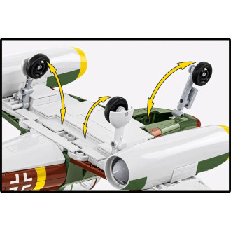 Cobi 5776 II WW Messerschmitt Me 262A-1a "Schwalbe", 1:32, 505 kostek