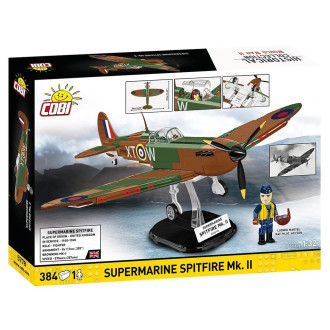 Cobi 5778 II WW Supermarine Spitfire Mk.II, 1:32, 384 k, 1 f