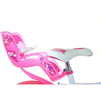Dino Bikes Dětské kolo Little Heart 14" bílé