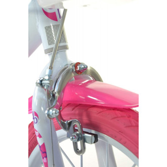 Dino Bikes Dětské kolo Little Heart 14" bílé
