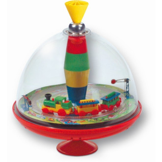 Lena Speciální hrající káča vláček, průměr 19cm