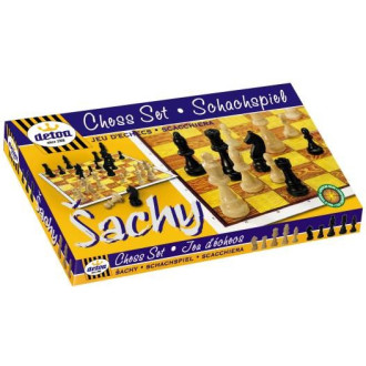 Detoa dřevěné stolní Šachy