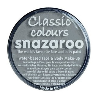 Snazaroo barva na obličej 18 ml. - Šedá, Light Grey