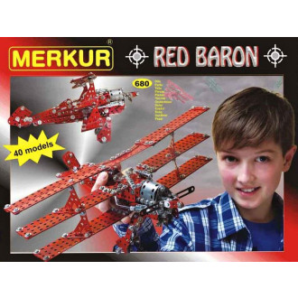 Merkur Red Baron, 680 dílů, 40 modelů
