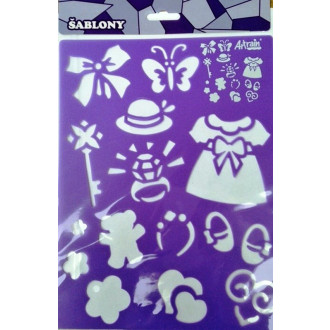 Kreslící šablony Princezny