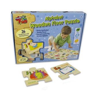 Dětské puzzle číslice a písmena, 26 ks